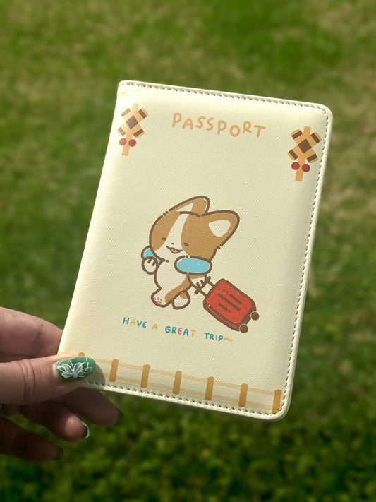 corgi passport holder