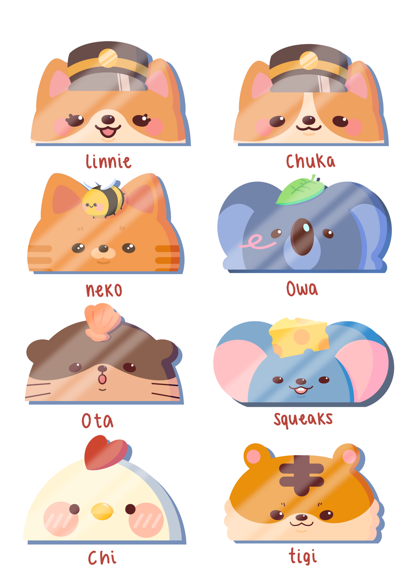 crew member peeker stickers