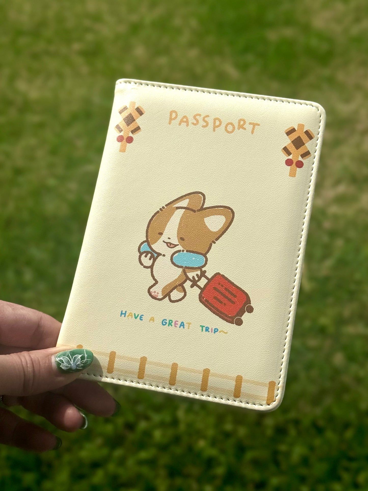 corgi passport holder
