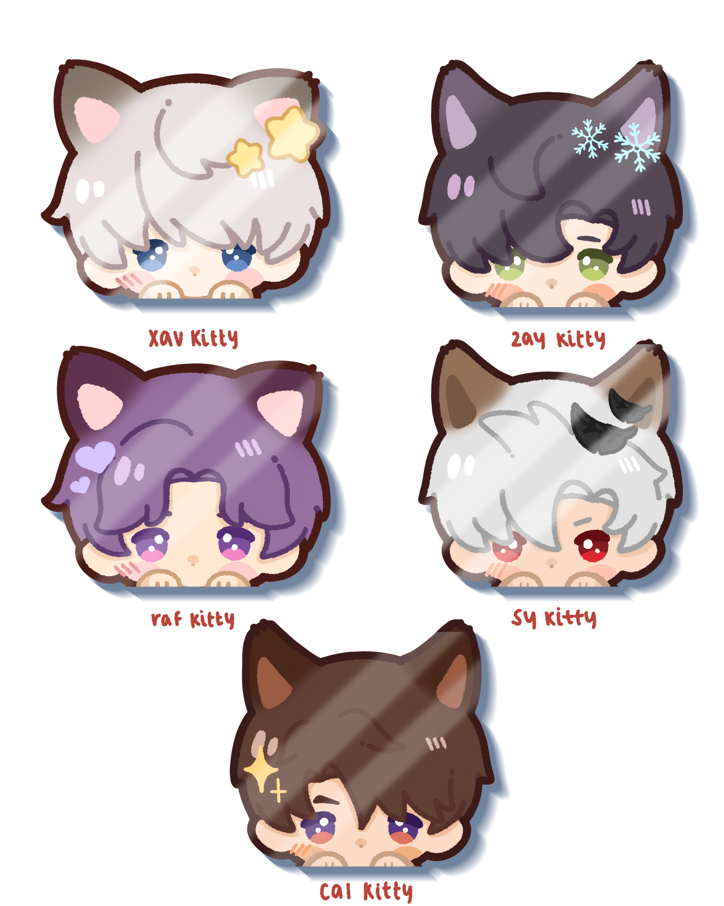 LADS peeker stickers