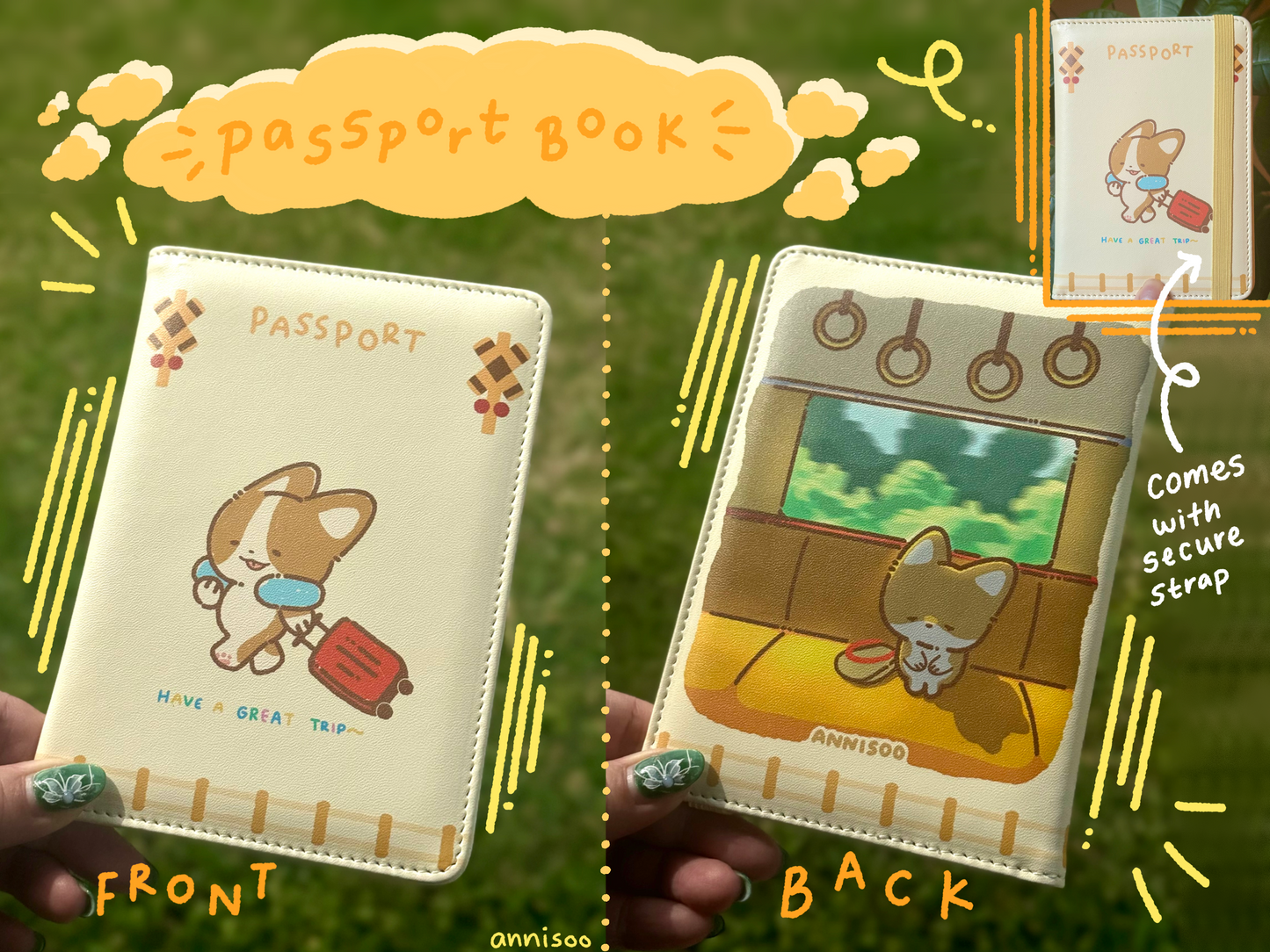 corgi passport holder