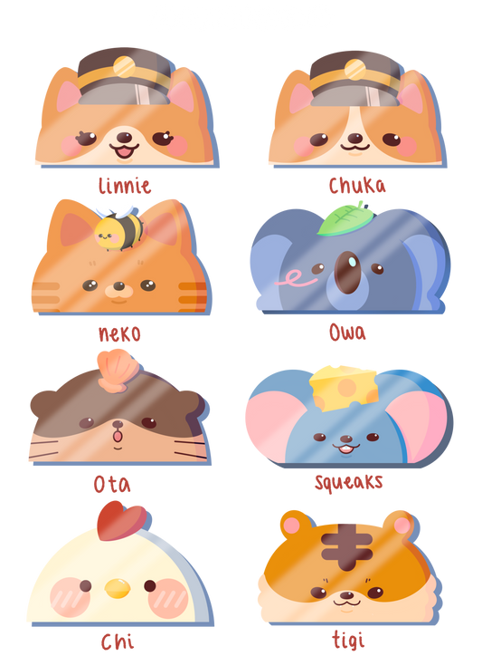 crew member peeker stickers