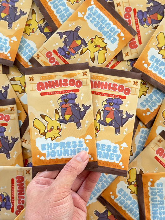 annisoo express journey sticker packs