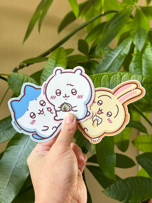 chii & friends stickers