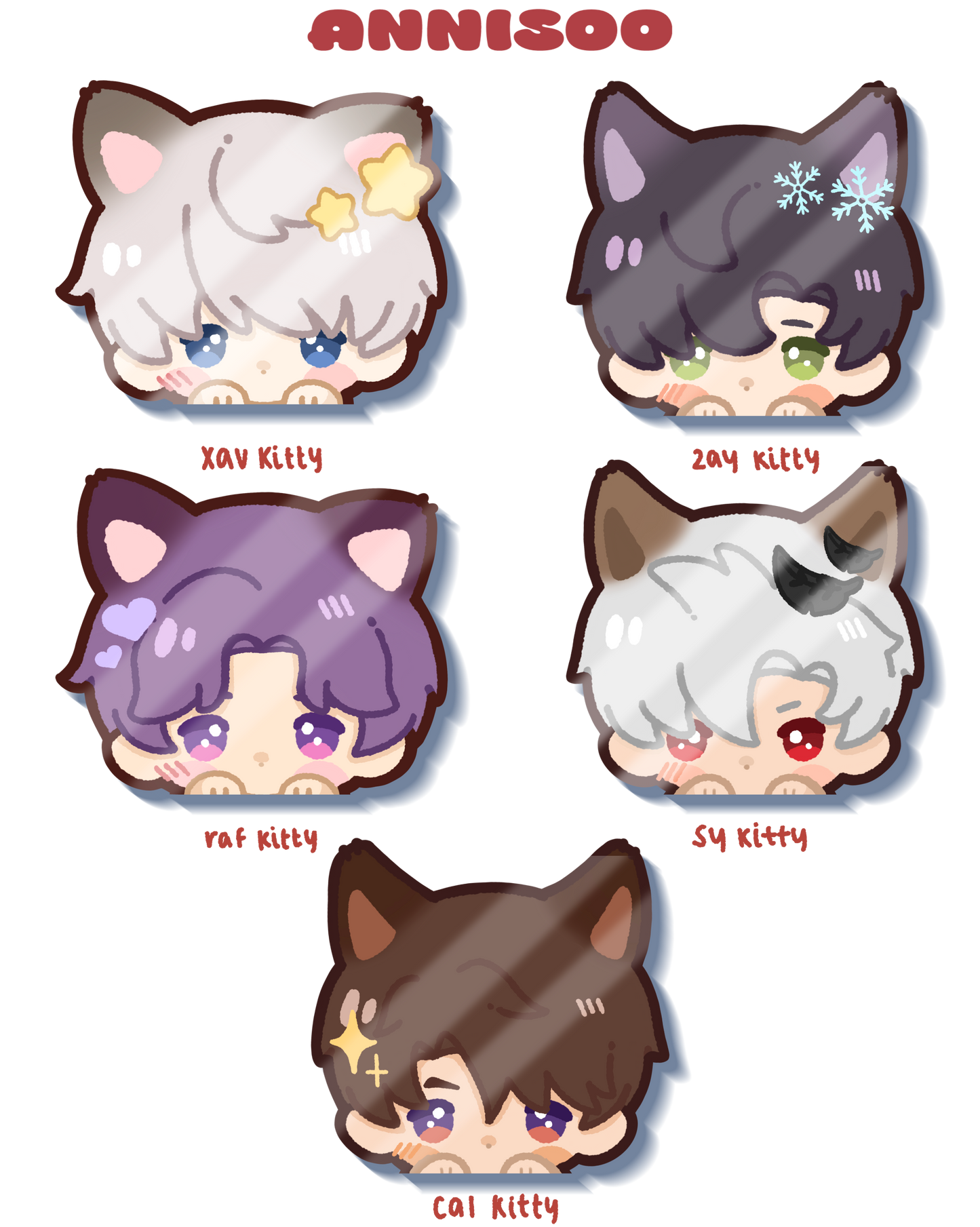 LADS peeker stickers
