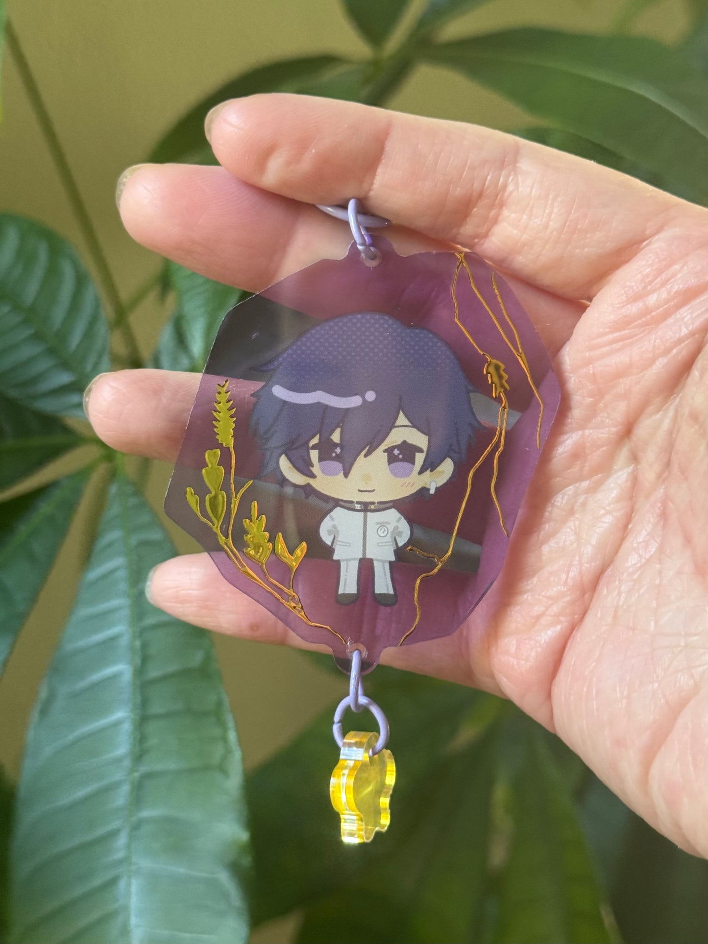 persona protags dangle keychains