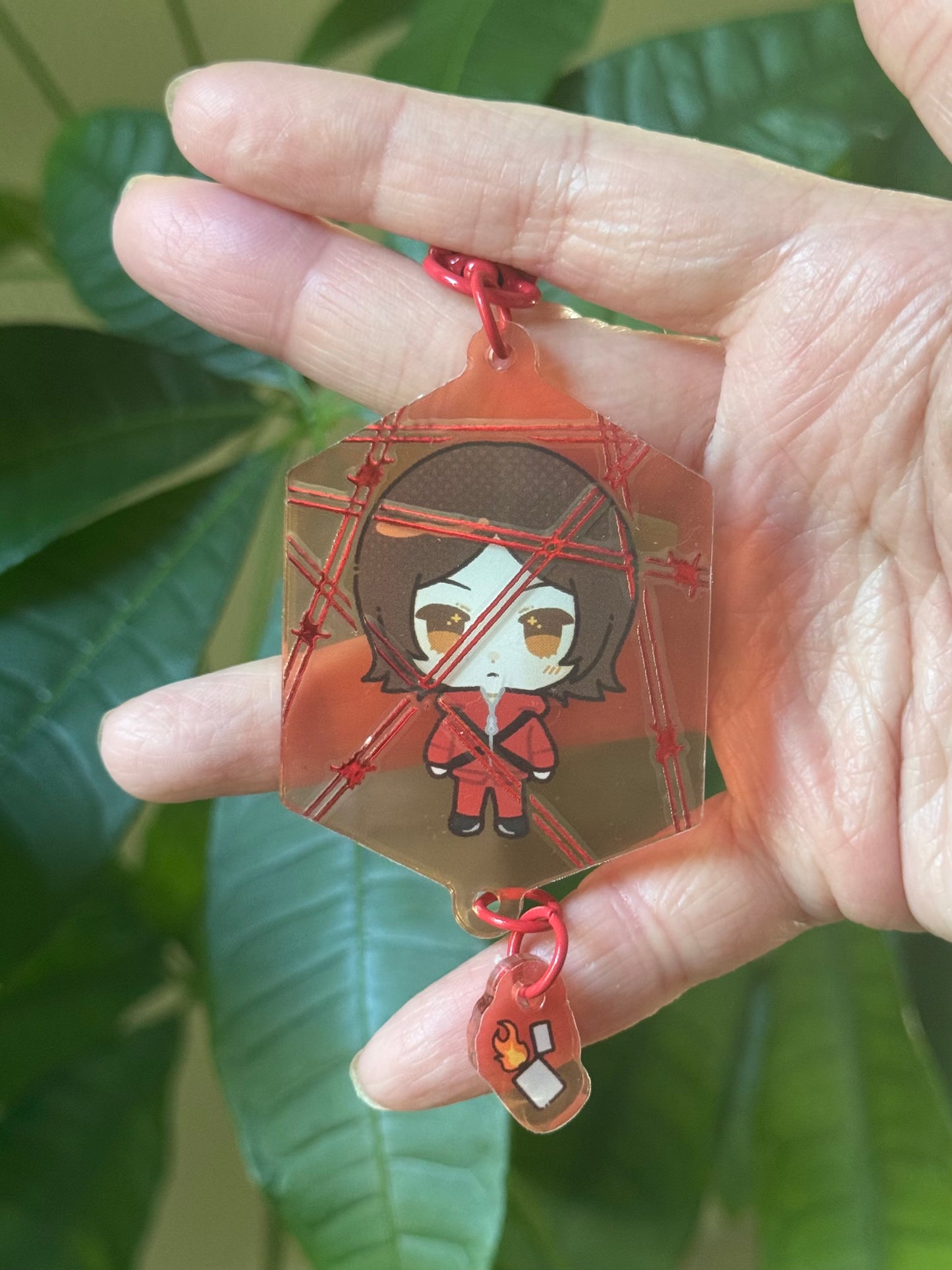 persona protags dangle keychains