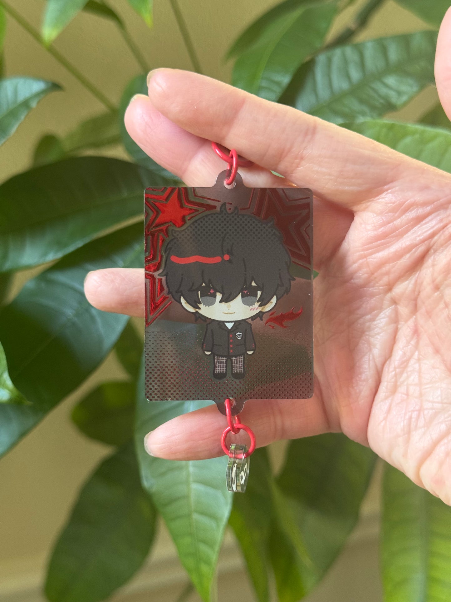 persona protags dangle keychains